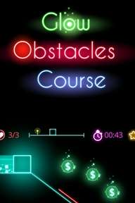 Glow obstacle course