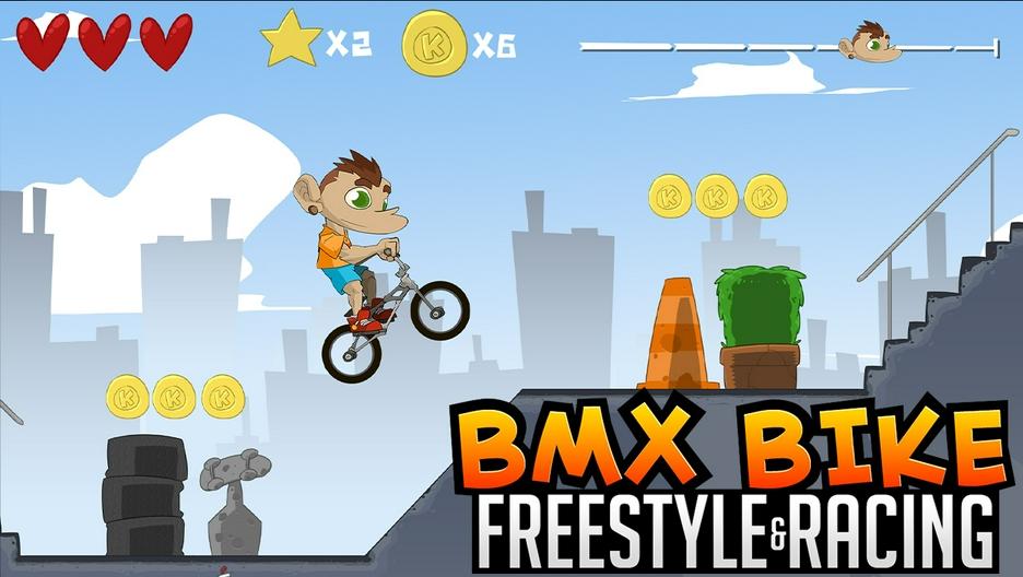 Bmx bike freestyle and racing