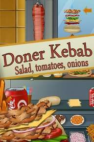 Doner Kebab: Salad Tomatoes Onions