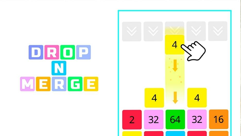 Drop n Merge Blocks