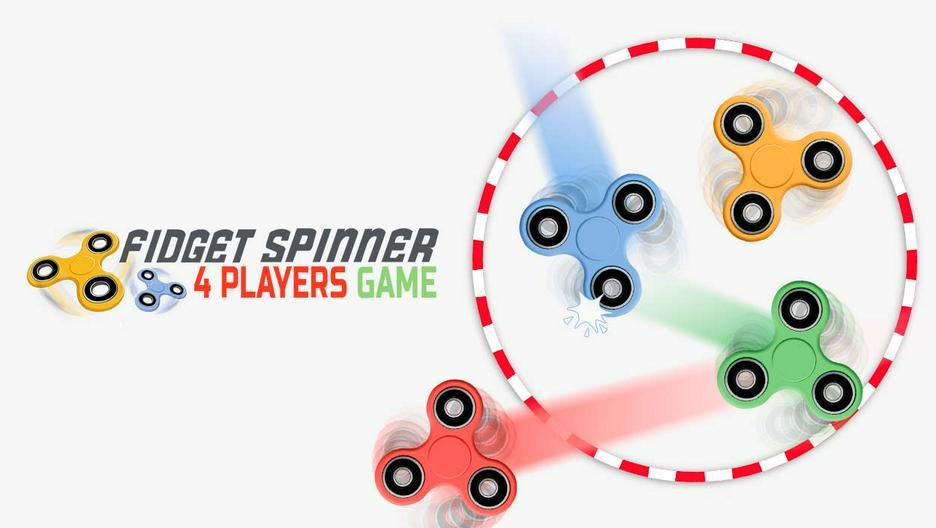 Fidget Spinnet: 4 Players Game