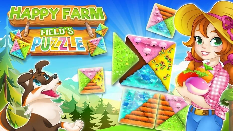 Happy Farm: fields puzzle
