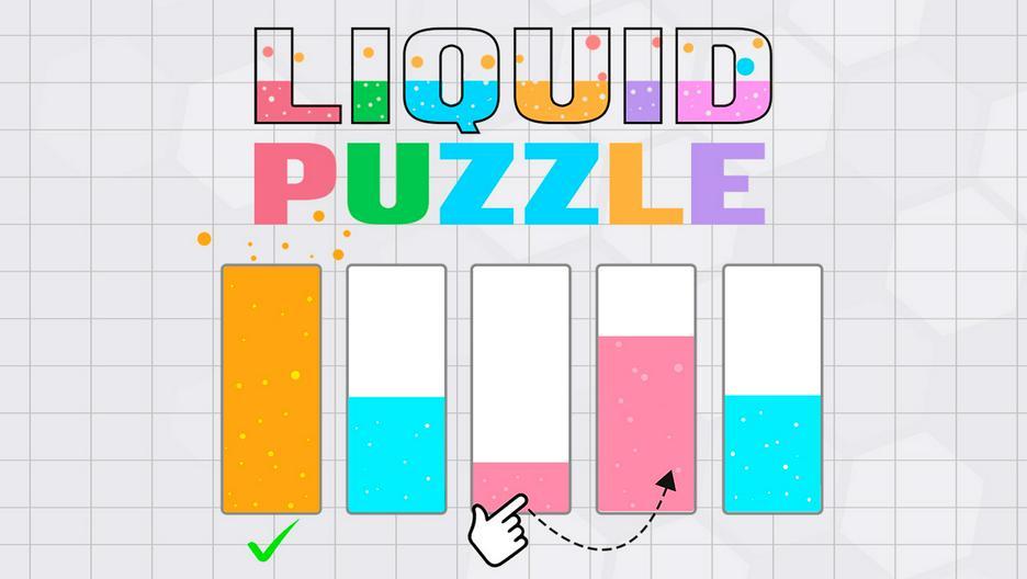 Liquid puzzle: sort the color
