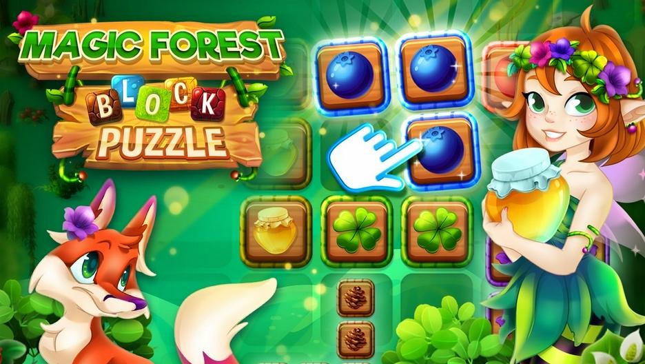 Magic Forest: Tiles puzzle