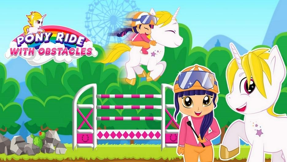 Pony Ride With Obstacles